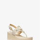 Aubrey Cutout Signature Logo Wedge Sandal
