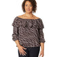 Plus Size Stadium Ruffle Top