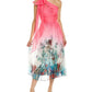 Marchesa Notte One-Shoulder Midi Dress