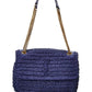 Saint Laurent Niki Medium Raffia Shoulder Bag