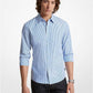 Slim-Fit Stretch Cotton Striped Shirt