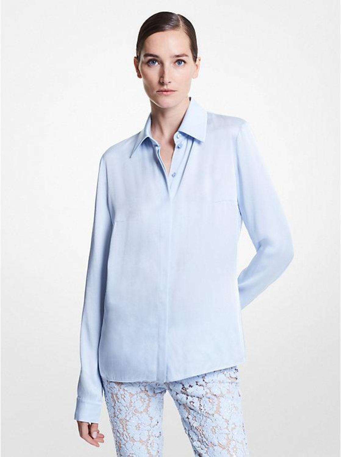 Satin Charmeuse Blouse