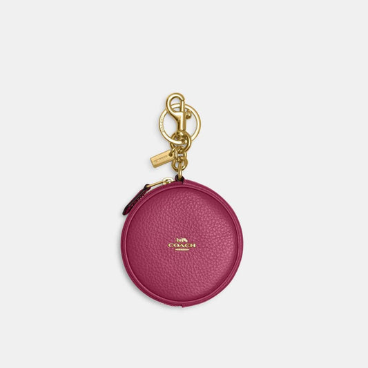 Coach Outlet Circular Coin Pouch Bag Charm