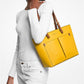 Jet Set Medium Pebbled Leather Pocket Tote Bag