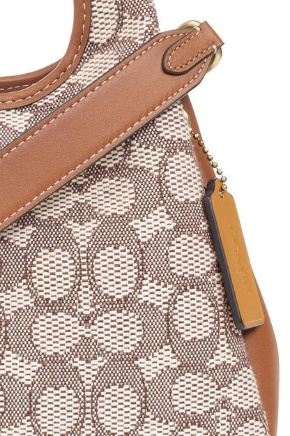 Coach Hadley Monogrammed Top Handle Bag