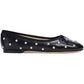Honey Pearls Womens Embellished Bow Tie Ballet Flats