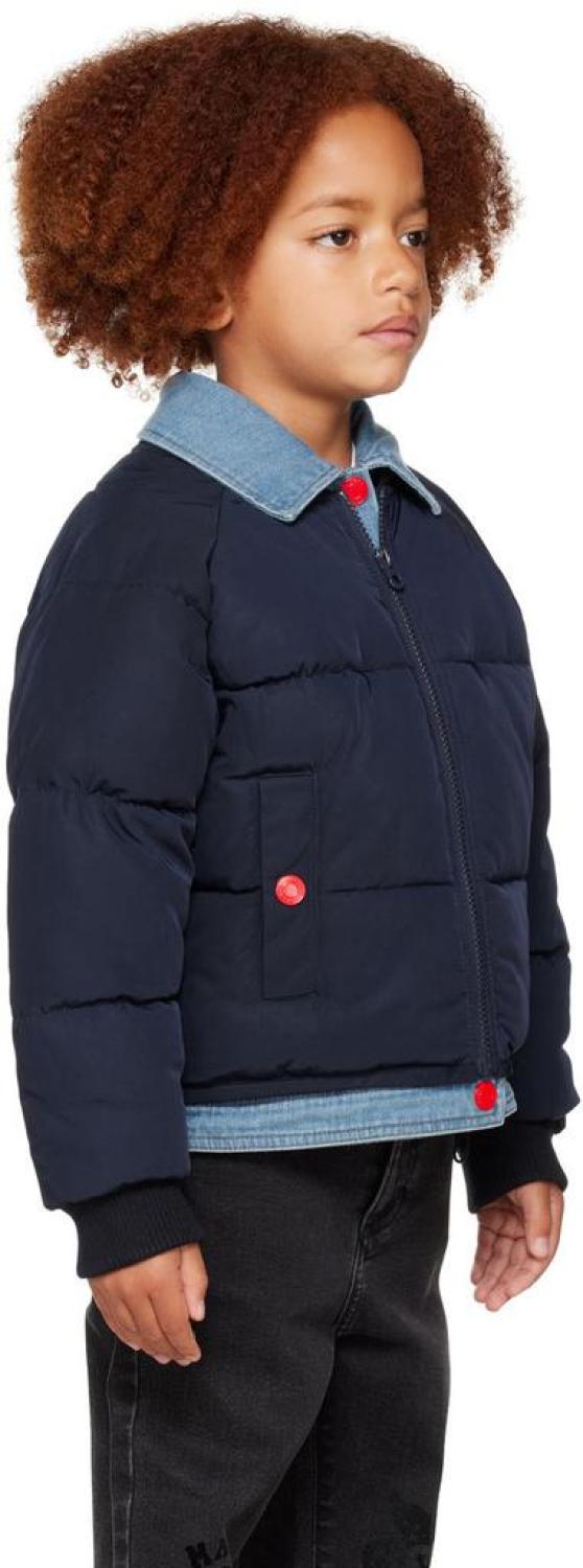 Kids Navy Layered Jacket