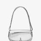 Mila Small Metallic Leather Shoulder Bag