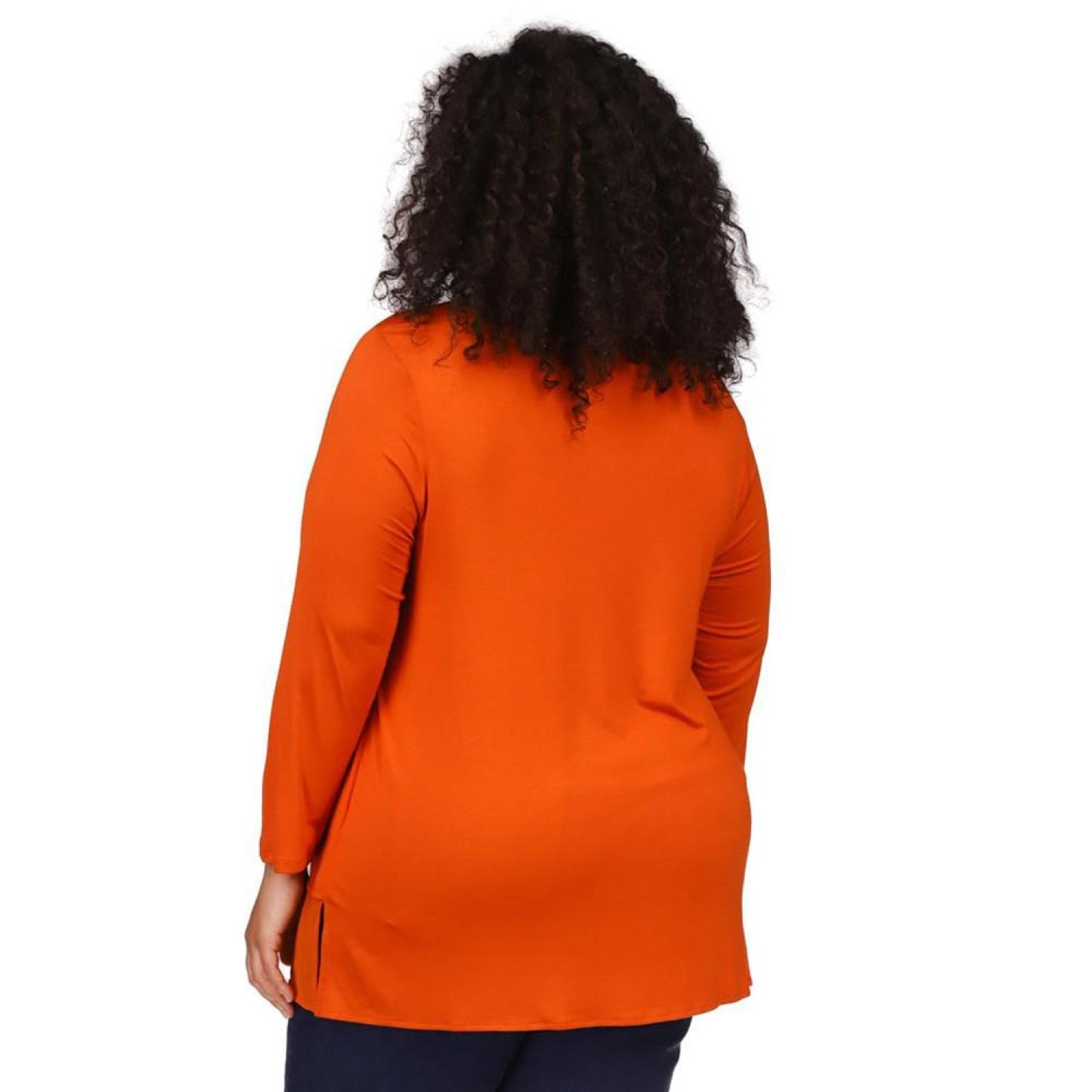Plus Size Layered-Look Tunic Top