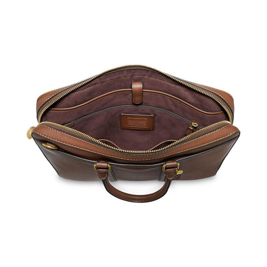 Metropolitan Slim Leather Briefcase