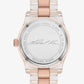 Runway Pavé Rose Gold-Tone and Acetate Watch