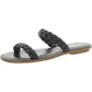 Miami Womens leather flat Slide Sandals