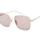 Prada 0PR 55YS ZVN06I Rectangular Sunglasses 57 mm
