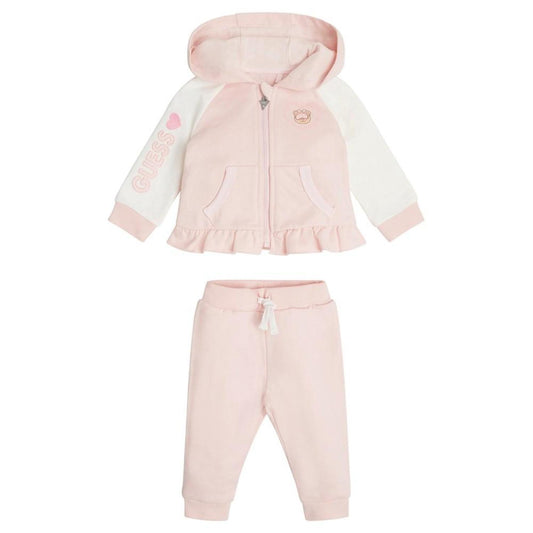 Baby Girls French Terry Hooded Jacket and Joggers, 2 Piece Set