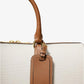 MKC x 007 Bond Cotton Canvas and Leather Weekender Bag