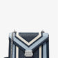 Whitney Medium Color-Block and Signature Logo Shoulder Bag