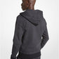 Logo Cotton Blend Zip-Up Hoodie