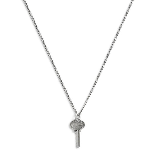Men's Sterling Silver Signature Key Pendant Necklace