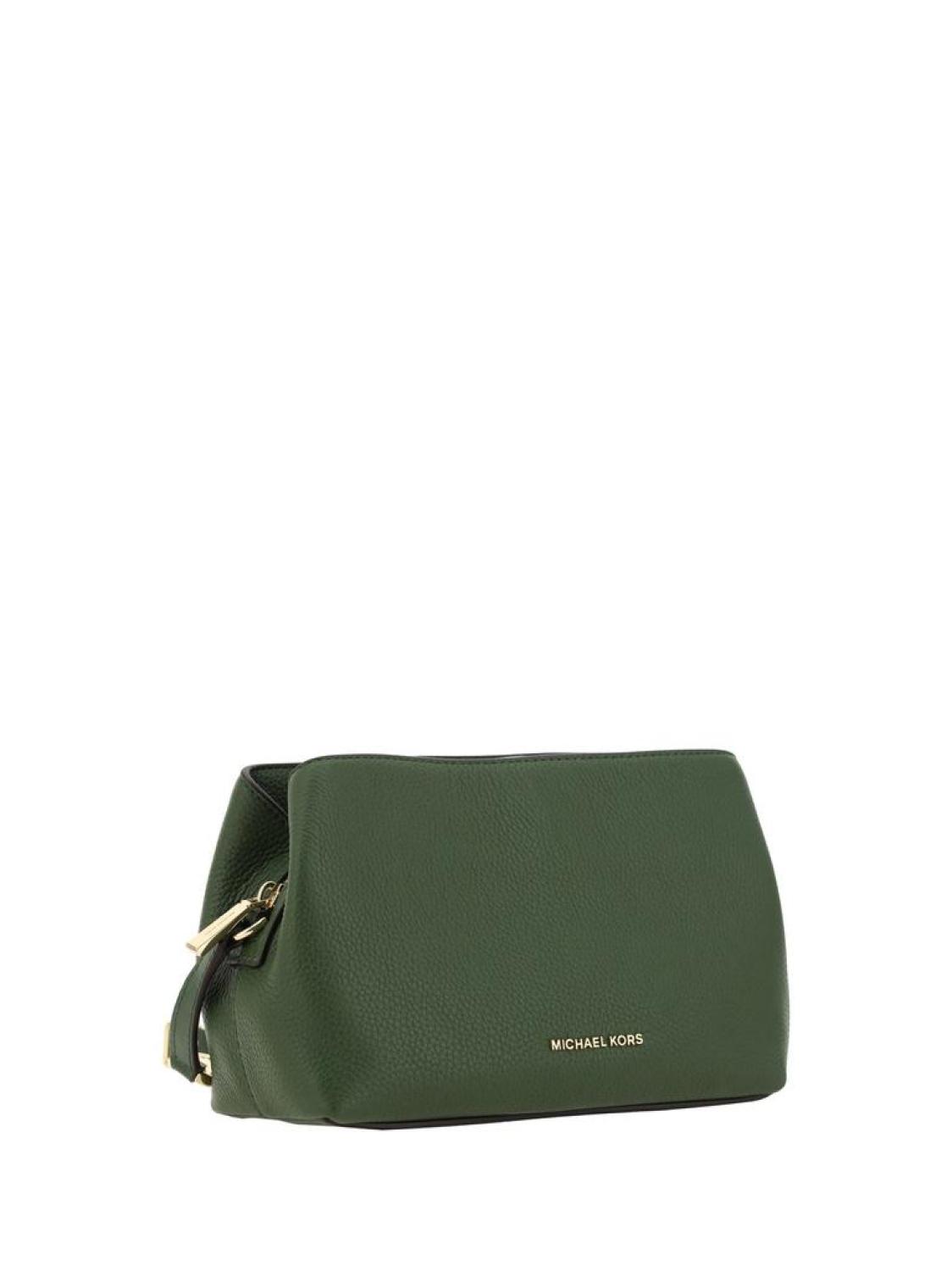 Michael Michael Kors Logo Printed Zipped Shoulder Bag