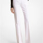 Haylee Double Crepe Sablé Flared Trousers