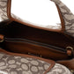 Coach Hadley Monogrammed Top Handle Bag