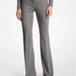 Haylee Stretch Wool Flannel Flared Trousers