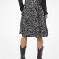 Bonded Lace Flared Skirt