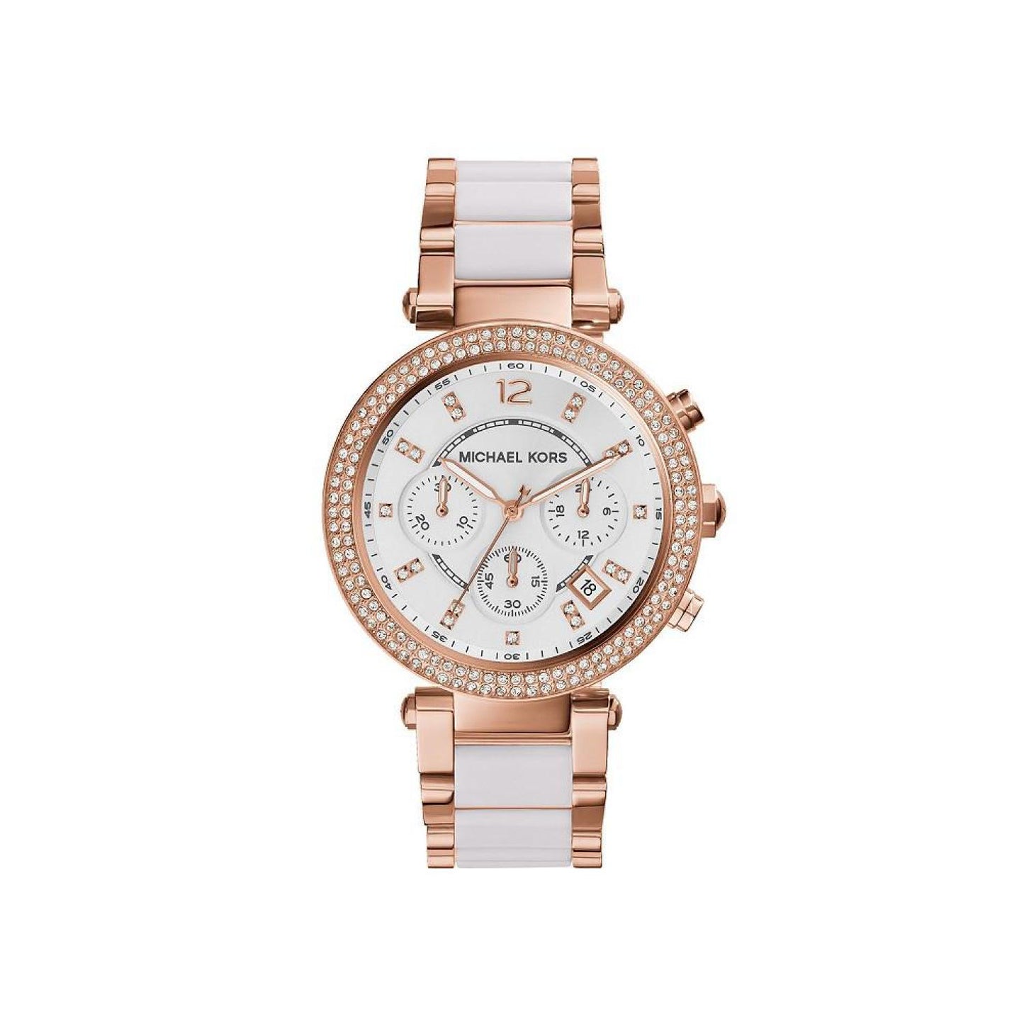 Women's Parker Chronograph Two-Tone Stainless Steel Bracelet Watch 39mm