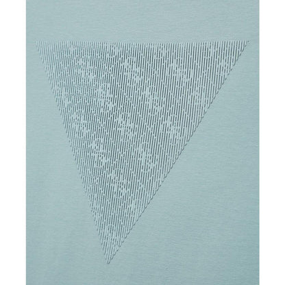 Big Boys Stretch Jersey Rubberized Triangle Logo T-shirt