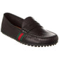 Gucci Web Leather Driver