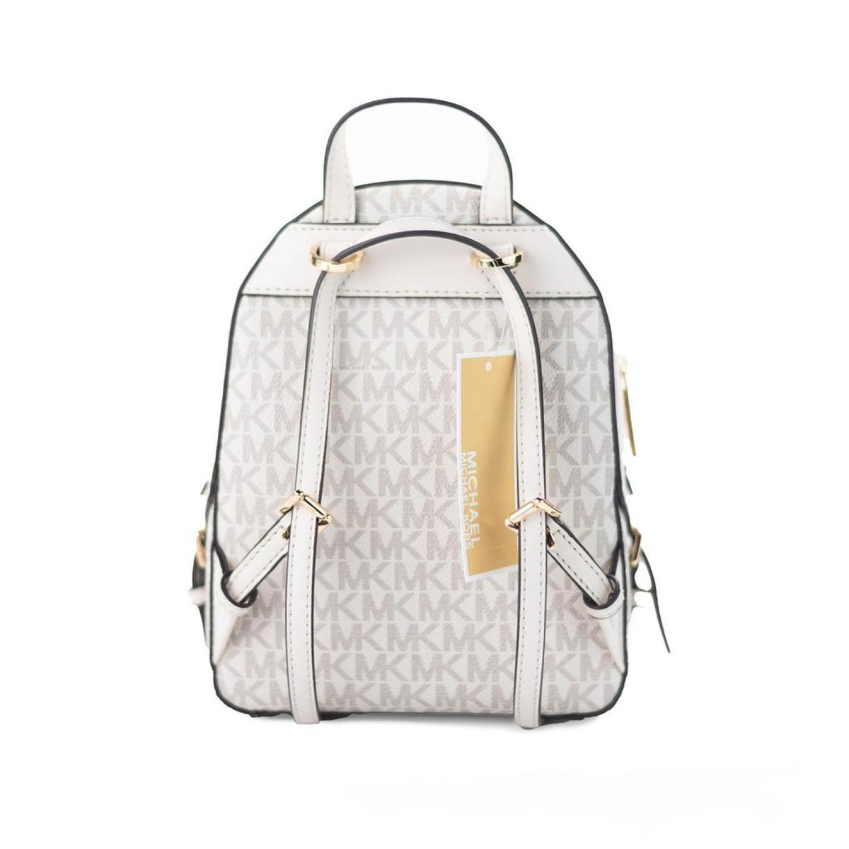Michael Kors Jaycee White and Silver Backpack NWT Michael Kors Jaycee Medium Backpack, Pebbled Leather  main image 2