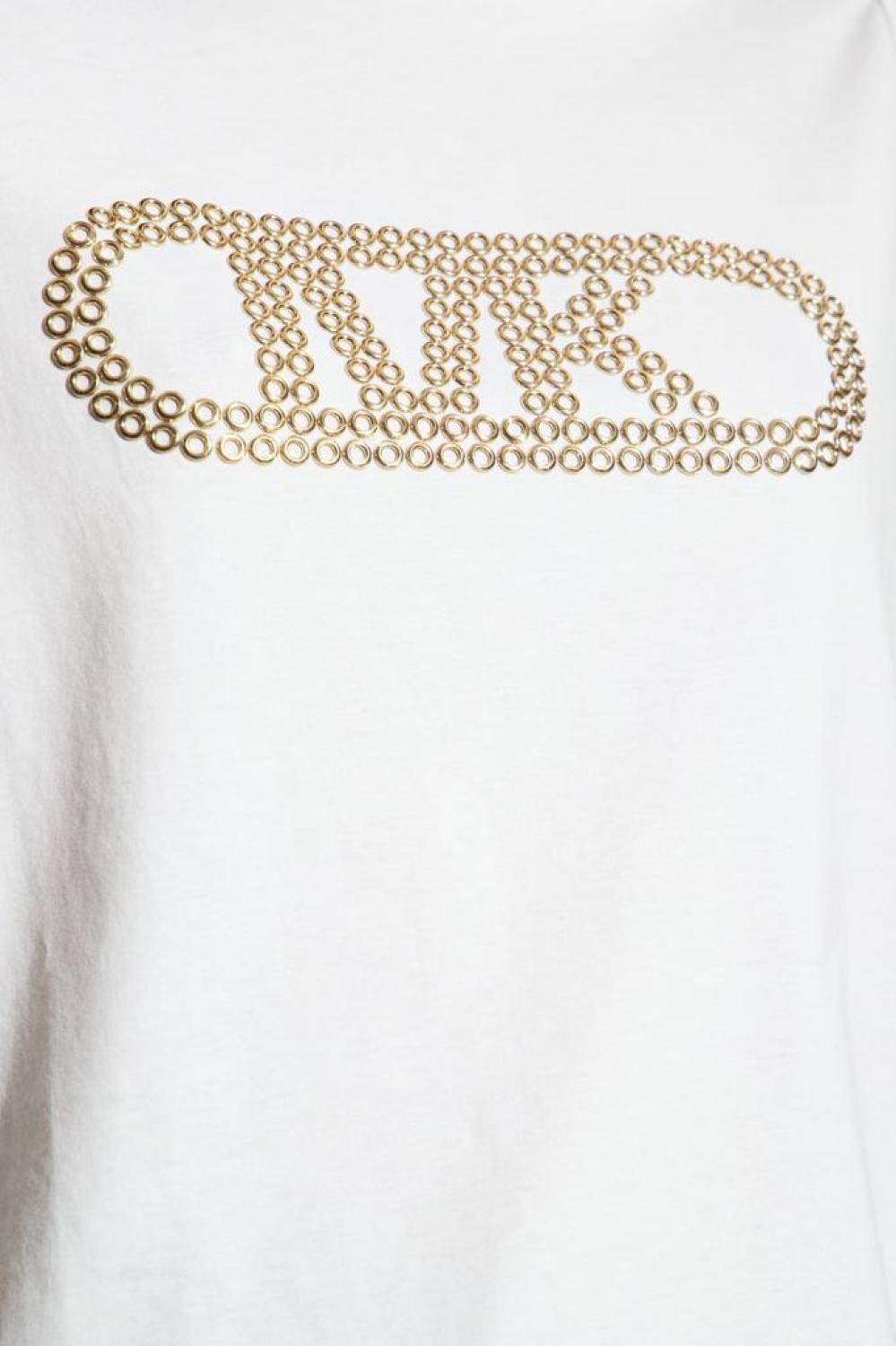 Michael Michael Kors Logo-Embellished Crewneck T-Shirt