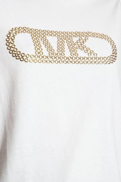 Michael Michael Kors Logo-Embellished Crewneck T-Shirt