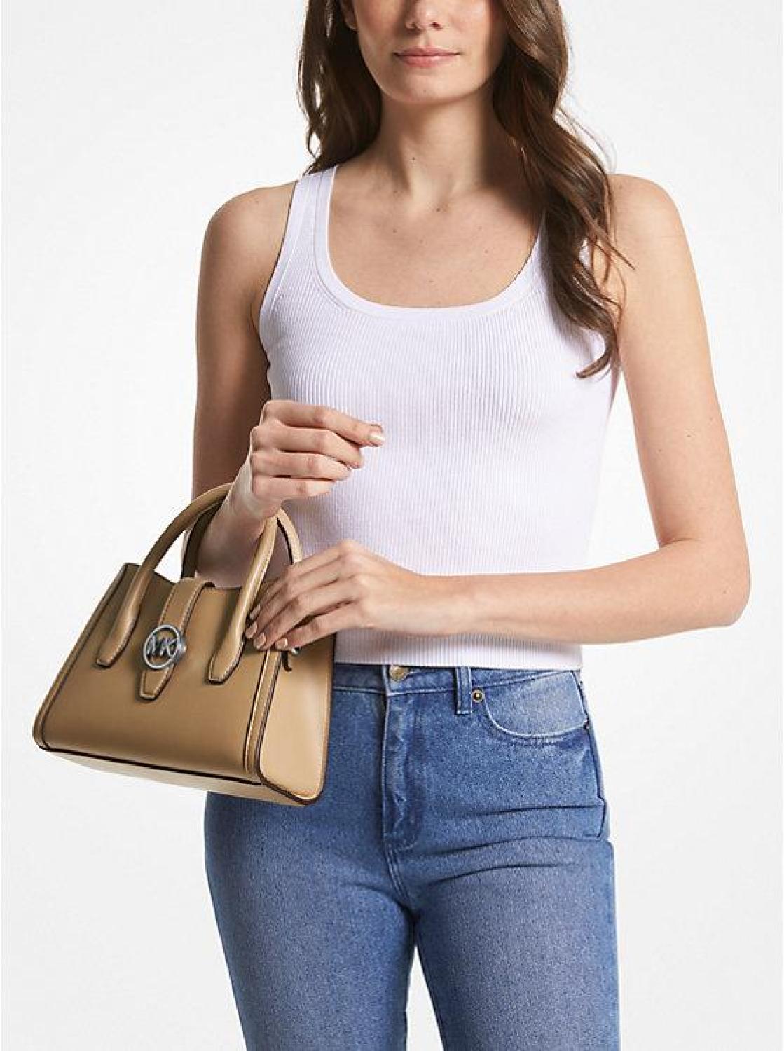 Gabby Small Faux Leather Satchel