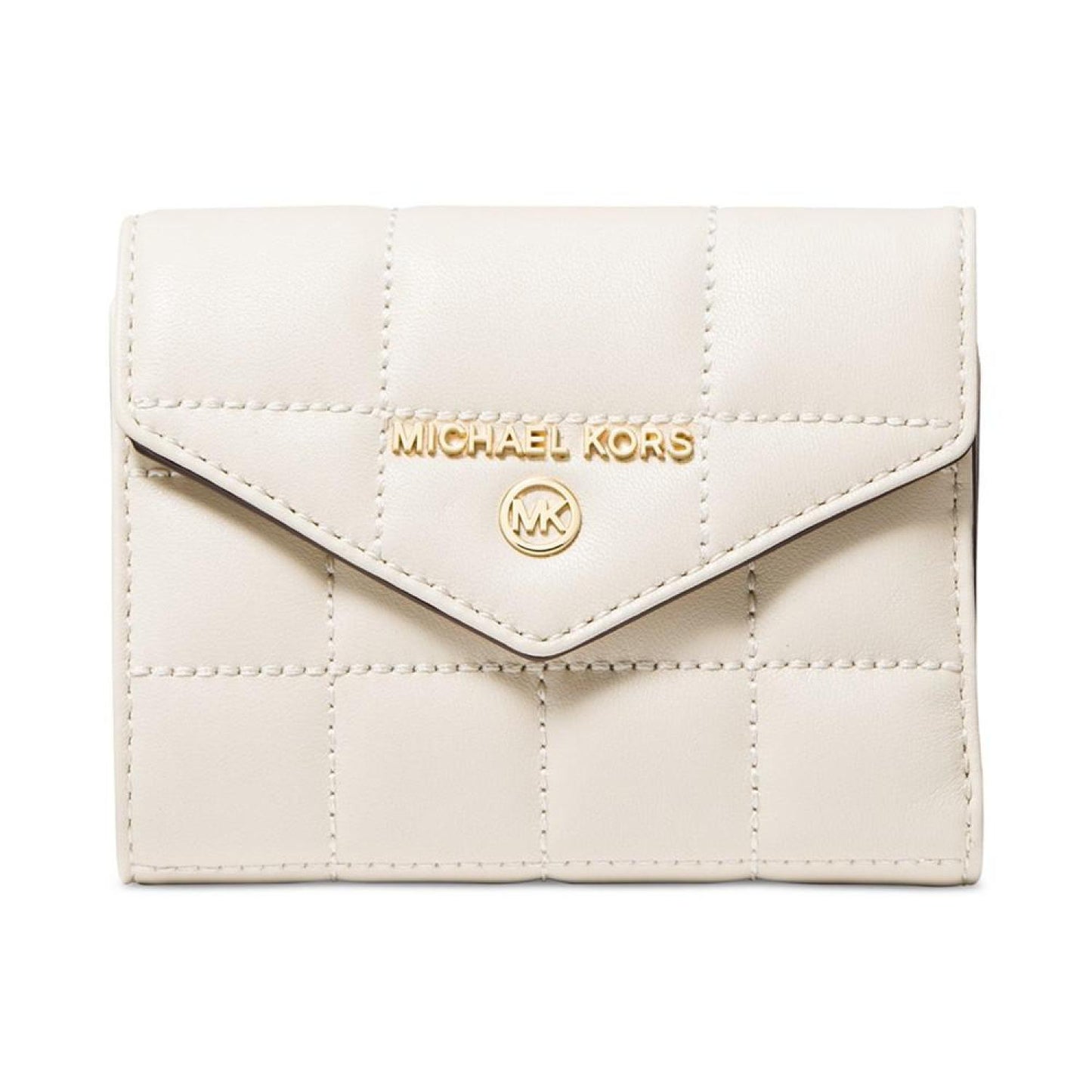 Jet Set Charm Leather Envelope Trifold Wallet