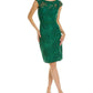 Marchesa Notte Embroidered Sheath Dress
