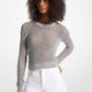Metallic Mesh Sweater