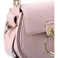 Chloé Tess Small Leather & Suede Shoulder Bag