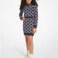 Empire Logo Print Sweater Dress