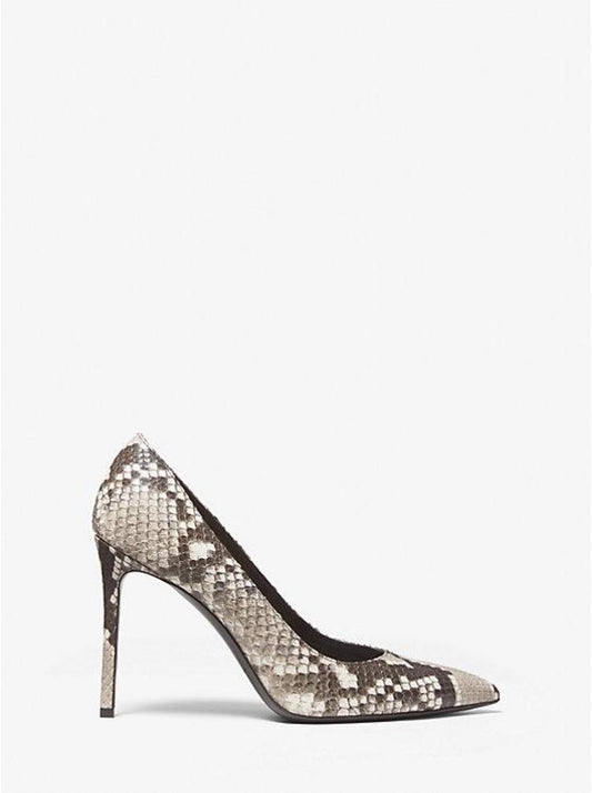 Gretel Python Embossed Leather Pump