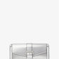 Penelope Medium Metallic Faux Leather Clutch