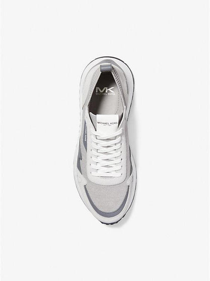 Miles Knit and Suede Trainer
