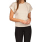 Stripe Snap Epaulette T-Shirt