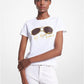 Logo Aviator Print Organic Cotton T-Shirt
