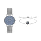 Women's Perry Stainless Steel Mesh Bracelet Watch 28mm Gift Set