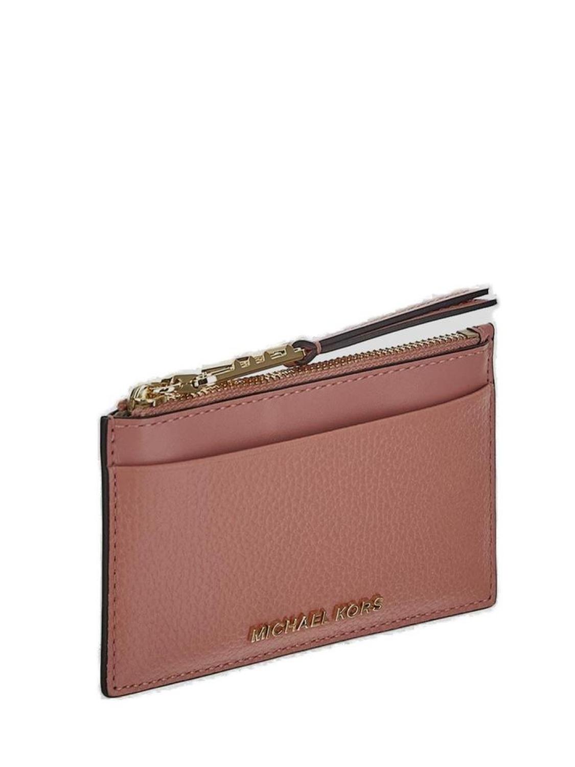 Michael Michael Kors Logo Lettering Zipped Wallet