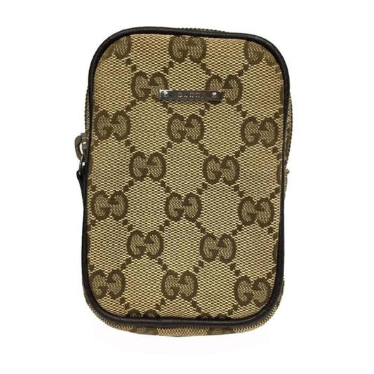 Gucci Gg Canvas Canvas Clutch Bag (Pre-Owned)