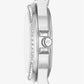 Lennox Pavé Logo Silver-Tone Watch
