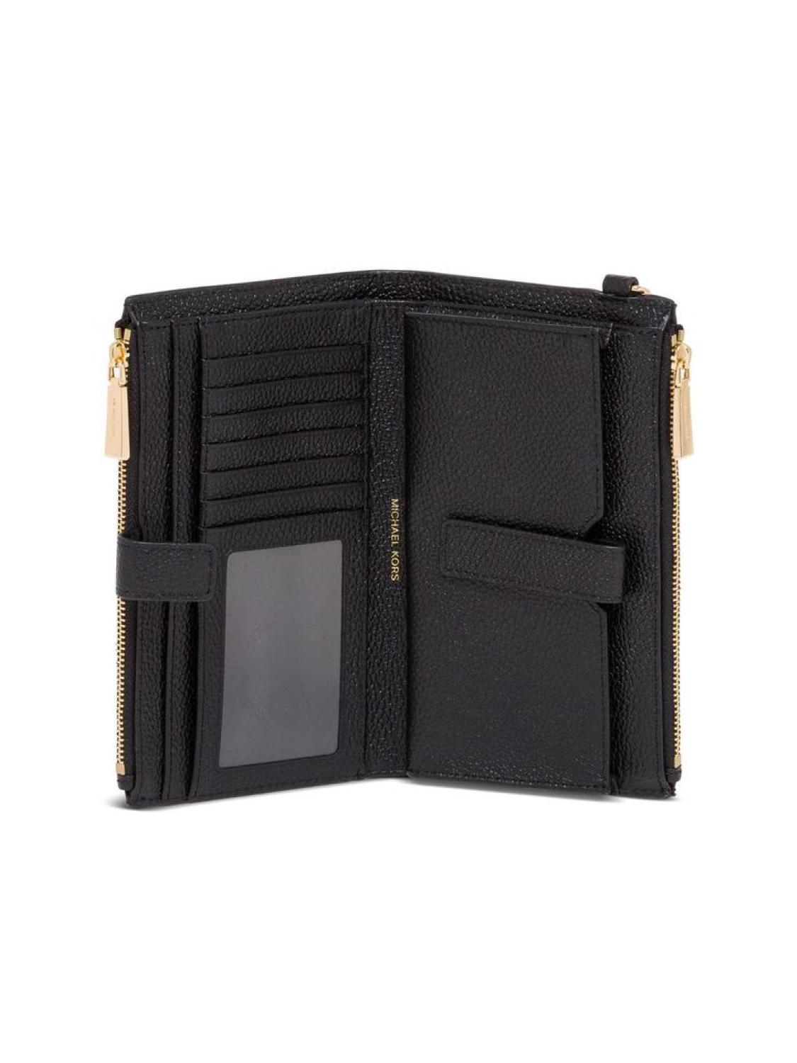 Michael Michael Kors Logo Plaque Zipped Wallet