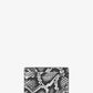 Jet Set Small Snake Embossed Card Case